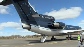 THE SIGHT & THE SOUND 3/4 : Flight onboard Sirius YAK-42 RA-42445 from Moscow (VKO) to Yaroslavl