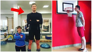 He is NOT HUMAN !!! 218cm Tall Volleyball Giant Dmitriy Muserskiy (HD)