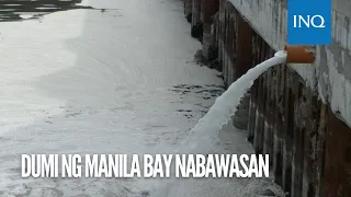 WATCH: Tubig sa Manila Bay puwede nang ipang-paligo, ayon sa DENR at MMDA | Jan Escosio