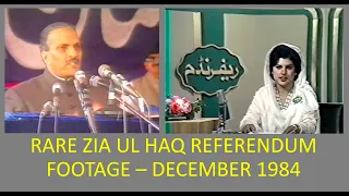 PTV Memories,Rare historical footage - Zia referendum - Pakistan 1984 - Has anything changed?