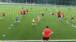 Zábavné hry a cvičení pro fotbalové školičky U5 a U6
