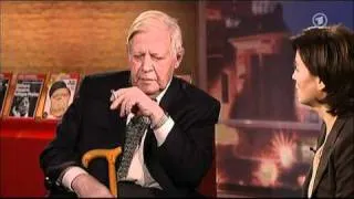 Helmut Schmidt bei Sandra Maischberger - 2010 - Teil 1 von 5