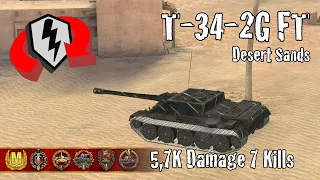 T-34-2G FT  |  5,7K Damage 7 Kills  |  WoT Blitz Replays