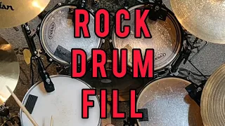 Rock drum fill (Drum lesson) - Ariel Kasif