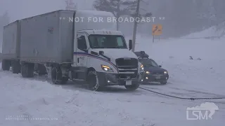 3-1-2023 Donner Pass, CA - Insane Blizzard Blasts California