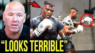 MMA Community REACTS to Francis Ngannou New Training Footage With Mike Tyson, Tyson Fury vs Ngannou