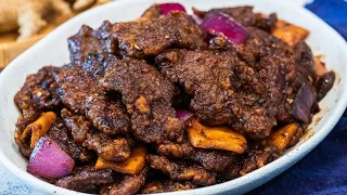 BETTER THAN TAKEOUT - Black Pepper Beef w/ Mushroom Recipe