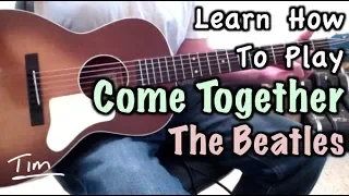 The Beatles Come Together Guitar Lesson, Chords, and Tutorial