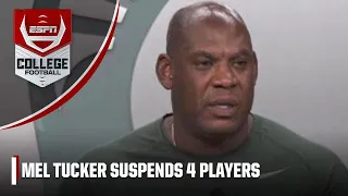 Mel Tucker suspends 4 Michigan State players in aftermath of altercation | College Football on ESPN