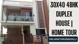 4bhk Duplex House At Halanayakanahalli In Bengaluru | House Tour | Kites Construction