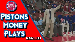 5 Pistons Money Plays For MyTeam & Play Now Online | NBA 2K21 Best Playbook Tutorial