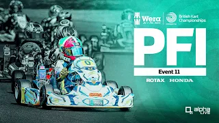 PFi | Rotax and Honda | Event 11 | 2023 Wera Tools British Kart Championships