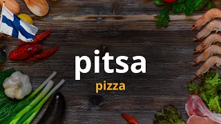 Finnish food words in 5 minutes