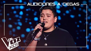 José David Martínez - "Hijo de la luna" | Blind auditions | The Voice Kids Spain 2024