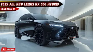 Lexus RX Reborn! All-New 2025 RX 350 Hybrid Unveiled - Release Date, Specs & More!