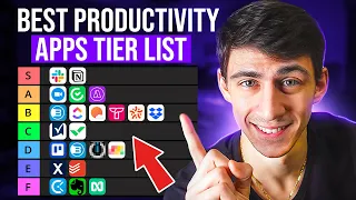 I Put The Best Productivity Apps in a Tier List