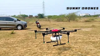 16 Litres EFT E616p Model Agriculture Spraying Drone #sunnydrones #sunnydronetech