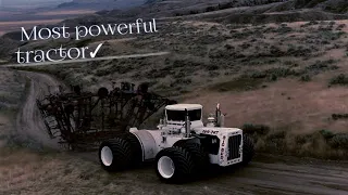MOST POWERFUL TRACTOR | #YouTube video.| Big Bud 16V-747 - World’s Largest Farm Tractor.