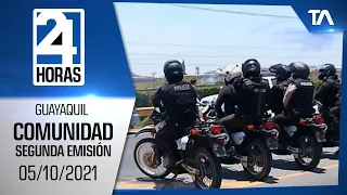 Noticias Guayaquil: Noticiero 24 Horas, 05/10/2021 (De la Comunidad Segunda Emisión)