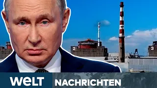 PUTINS KRIEG: Nukleare Katastrophe droht - UN fordert kampffreie Zone am Atomkraftwerk | WELT Stream