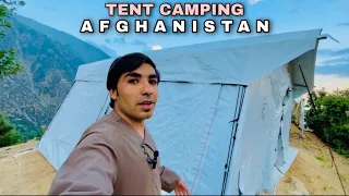 Tent camping Afghanistan During Taliban | Heavy Rain | Afghan vlog