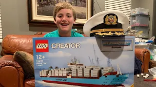 Larry Life LEGO Maersk Line Cargo Ship 10241