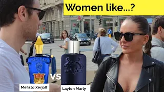 women react Layton Parfums de Marly vs Mefisto Xerjoff