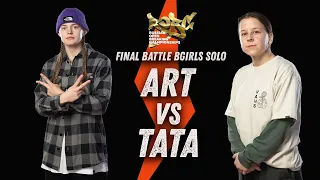 Tata (Break Rave) vs Art ★ FINAL BGirls Solo ★ 2021 ROBC x WDSF