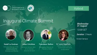 Inaugural Climate Summit – Fontainebleau