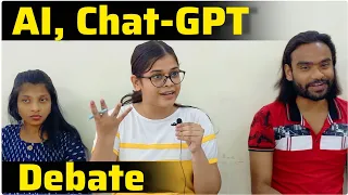 AI Chat-GPT Debate | Artificial intelligence | Group Discussion | Spoken English class in Lucknow