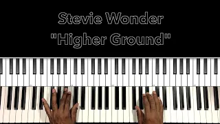 Stevie Wonder "Higher Ground" Piano Tutorial