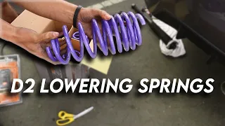 How to Install D2 Lowering Springs | 10th Gen Civic