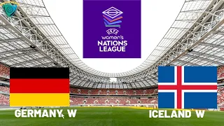 Germany vs Island UEFA Women's Nations League 2023 Football Match Prediction