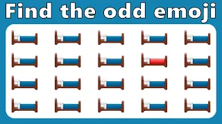 No145 Look and Find the Odd Emoji6 | How Good Are Your Eyes | Emoji Image Game