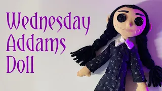 I Made Wednesday Addams Into a Coraline Doll (DIY)