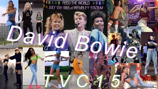 David Bowie (TVC15) Dance2Rock  (Shuffle Shapes Hip-Hop) Studio & Live Aid Tribute