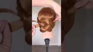 #easyhairstyle #updo #diy #lowbun #simplehairstyle #hairstyletutorial #hairstylesforwedding