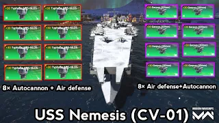 USS Nemesis With 8×Typhoon MLS-NLOS & 8×Garpun Makes More Powerful Aircraft Carrier? Modern Warships