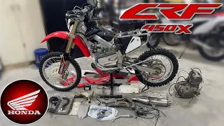 2005 Honda CRF450X Engine & Bike Re-Assembly Ep43