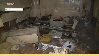 Жители одного из аварийных домов 17 квартала в Якутске тонут в фекальных водах