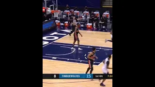 D'Angelo Russell great assist for Malik Beasley vs San Antonio Spurs