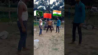 Maa tujhe Salam vande Mataram India 🇮🇳 vs Pakistan 🇵🇰 #shorts #shortvideo aman crazy fitness