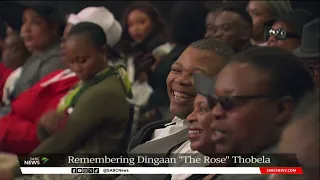 Memorial service held for Dingaan "The Rose of Soweto" Thobela