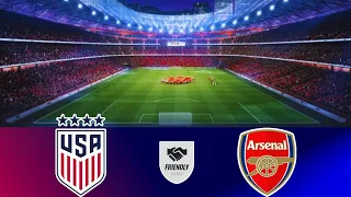 FC 24 - USWNT vs. ARSENAL | May 2, 2024 | Friendly Match | PS5 Simulation