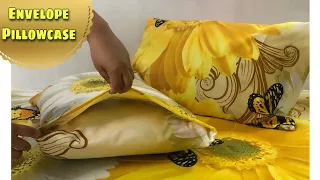 The Simplest Way in Making Envelope Pillowcase | No Zipper Needed | Full Tutorial For Beginners