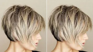 How to: Short layered bob haircut Step by step tutorial for women