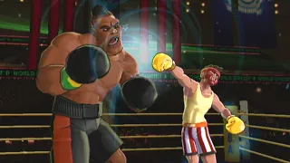 Punch Out!! (Wii) - Title Defense Mr. Sandman [0:34.64]