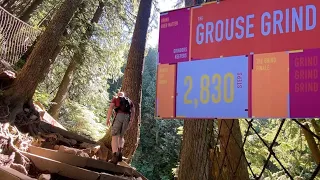 Hiking Up The Famous Grouse Grind Trail & Exploring The Upper Mountain Top & Venue