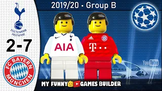 Tottenham vs Bayern 2-7 • Champions League 2019/20 (01/10/2019) All Goals Highlights Lego Football