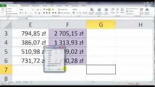 Kurs Microsoft Excel 2010 odcinek 13 - Powiększanie i pomniejszanie arkusza